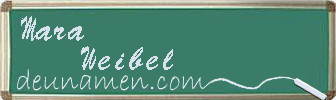 Mara Weibel Visitenkarte